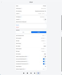 UniFi site-to-site VPN settings