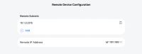 UniFi site-to-site remote device settings