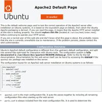 apache 2 successful web server